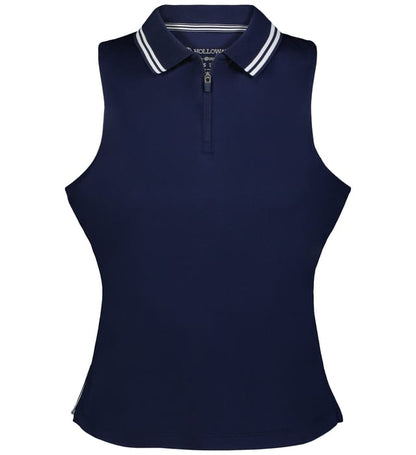 AGI16 ~ Ladies Court Sleeveless Polo ~ Holloway 223326