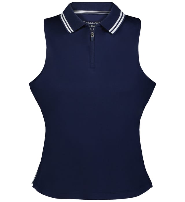 JAC16 ~ Ladies Court Sleeveless Polo ~ Holloway 223326