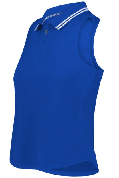 JAC16 ~ Ladies Court Sleeveless Polo ~ Holloway 223326