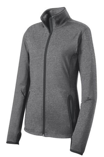AGI29 ~ Ladies SportTek Contrast Full Zip Jacket  LST853
