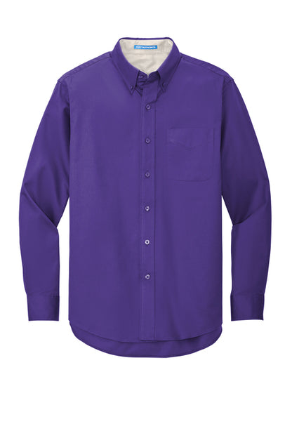 OB01 ~ Mens Port Authority Long Sleeve Easy Care Shirt   S608