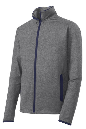 JAC28 ~ Adult Mens SportTek Contrast Full Zip Jacket  ST853